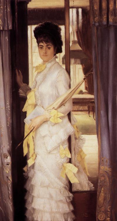 James Tissot A Portrait (Miss Lloyd) (nn01) Sweden oil painting art
